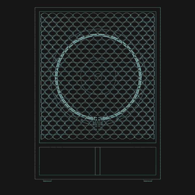 DJ18 CAD front view