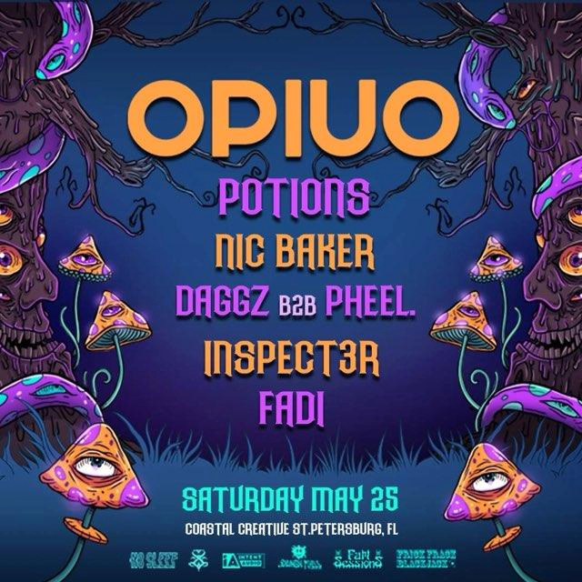 Delirium ft. Opiuo, Potions — St. Pete, FL