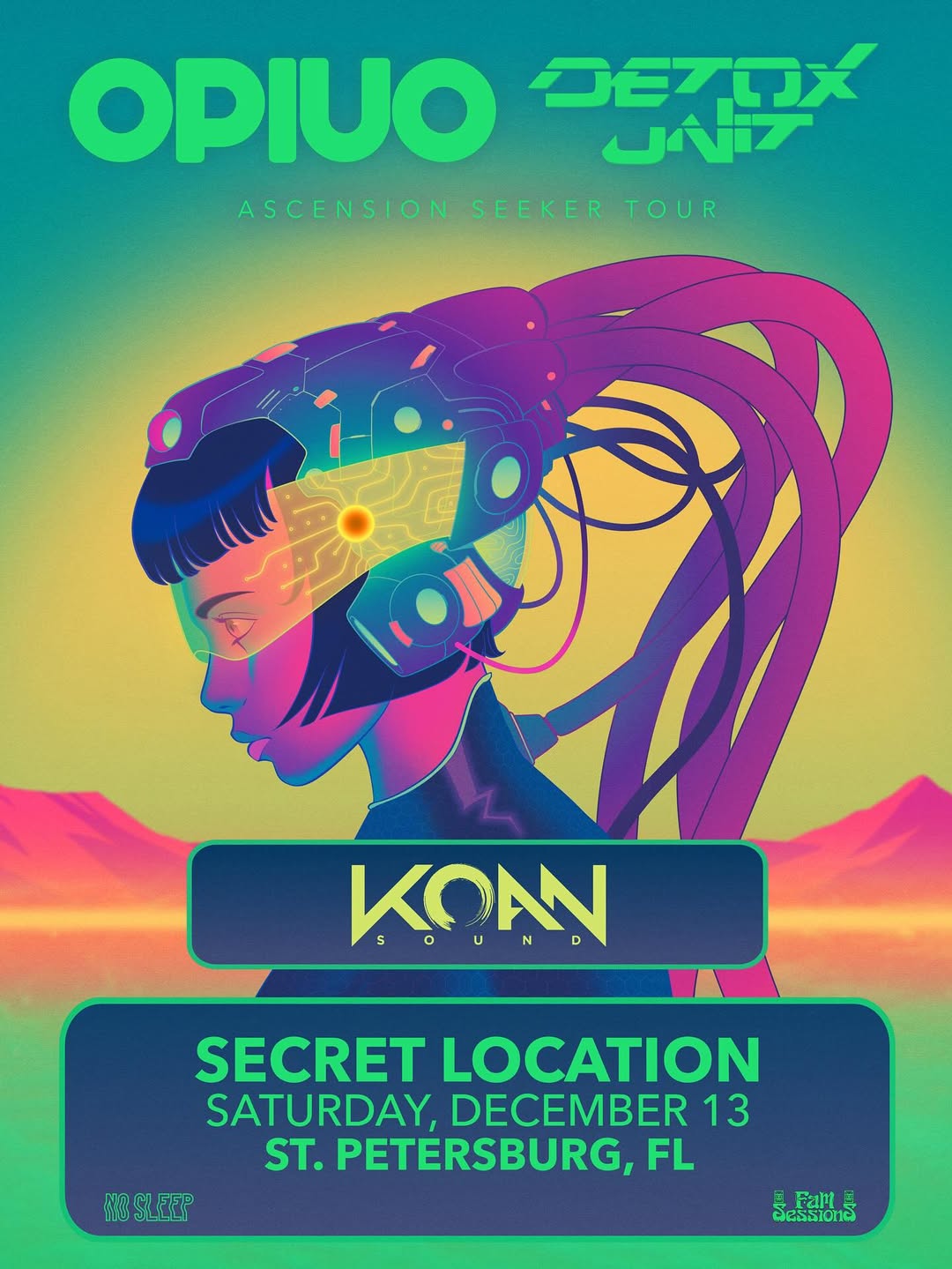 Ascension Seeker Tour ft. Opiuo, Detox Unit, Koan Sound — St. Pete, FL