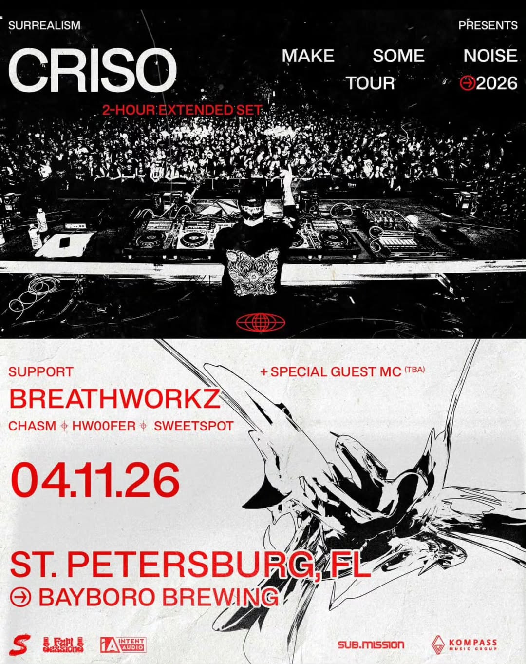 Criso: Make Some Noise Tour — St. Pete, FL